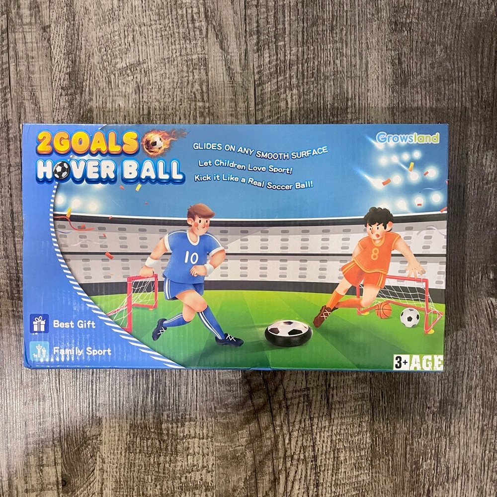 Blue and Orange Wall-Mounted Soccer Target Game